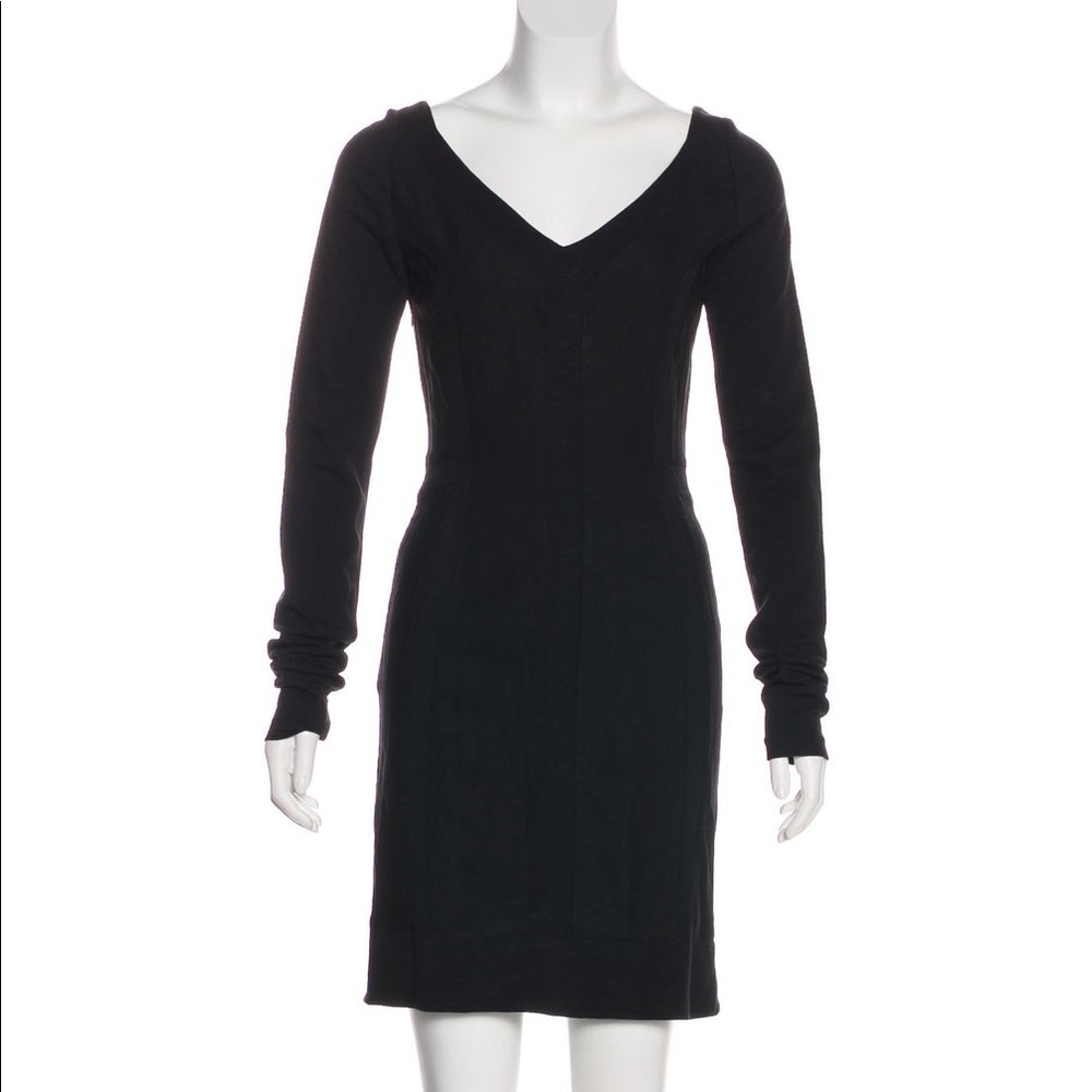 Diane von Furstenberg Black Carita Mini Dress 2